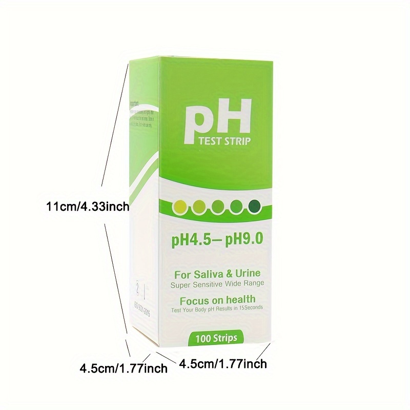 pH Test Strips for Testing Alkaline and Acid Levels in the Body
