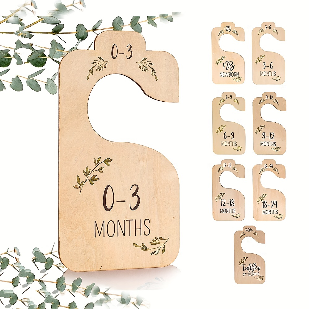 Organize Your Baby's Closet With This Stylish Wooden Divider - Perfect For  Newborns To 24 Months! Christmas, Halloween, Thanksgiving Day Gift - Temu