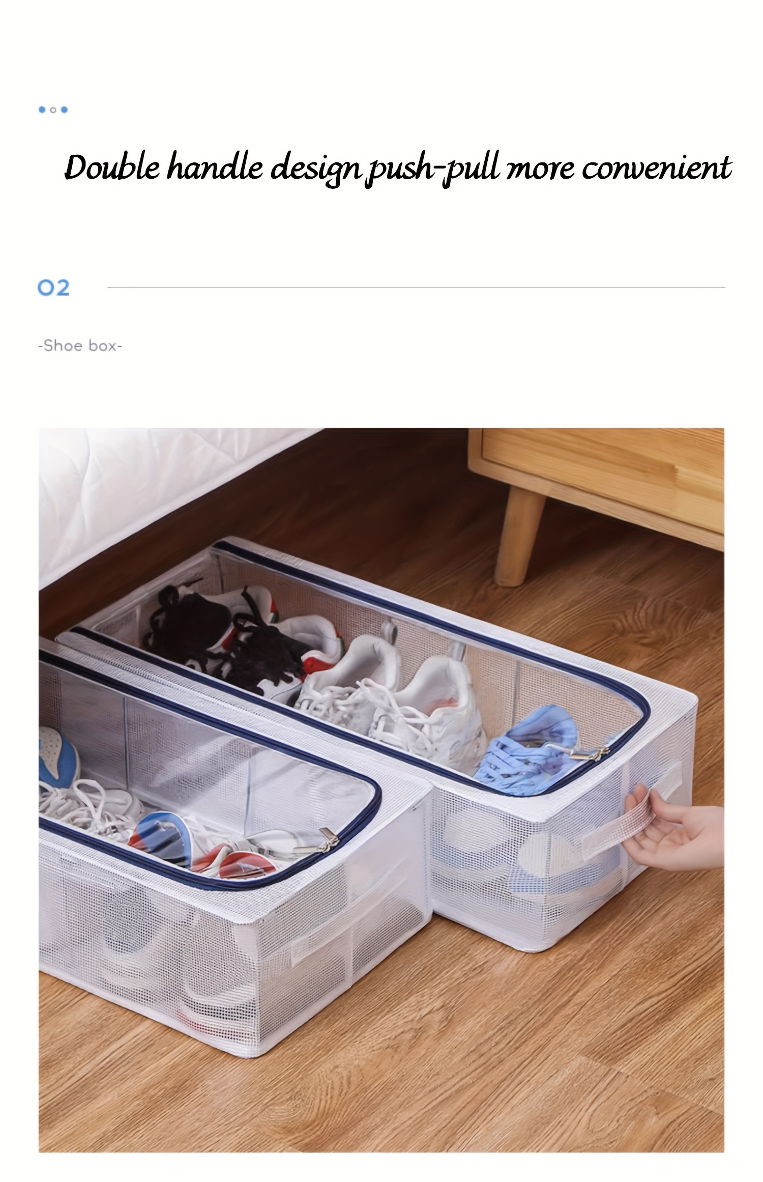 Practical Thicken Detachable Shoes Container, Large Storage Box