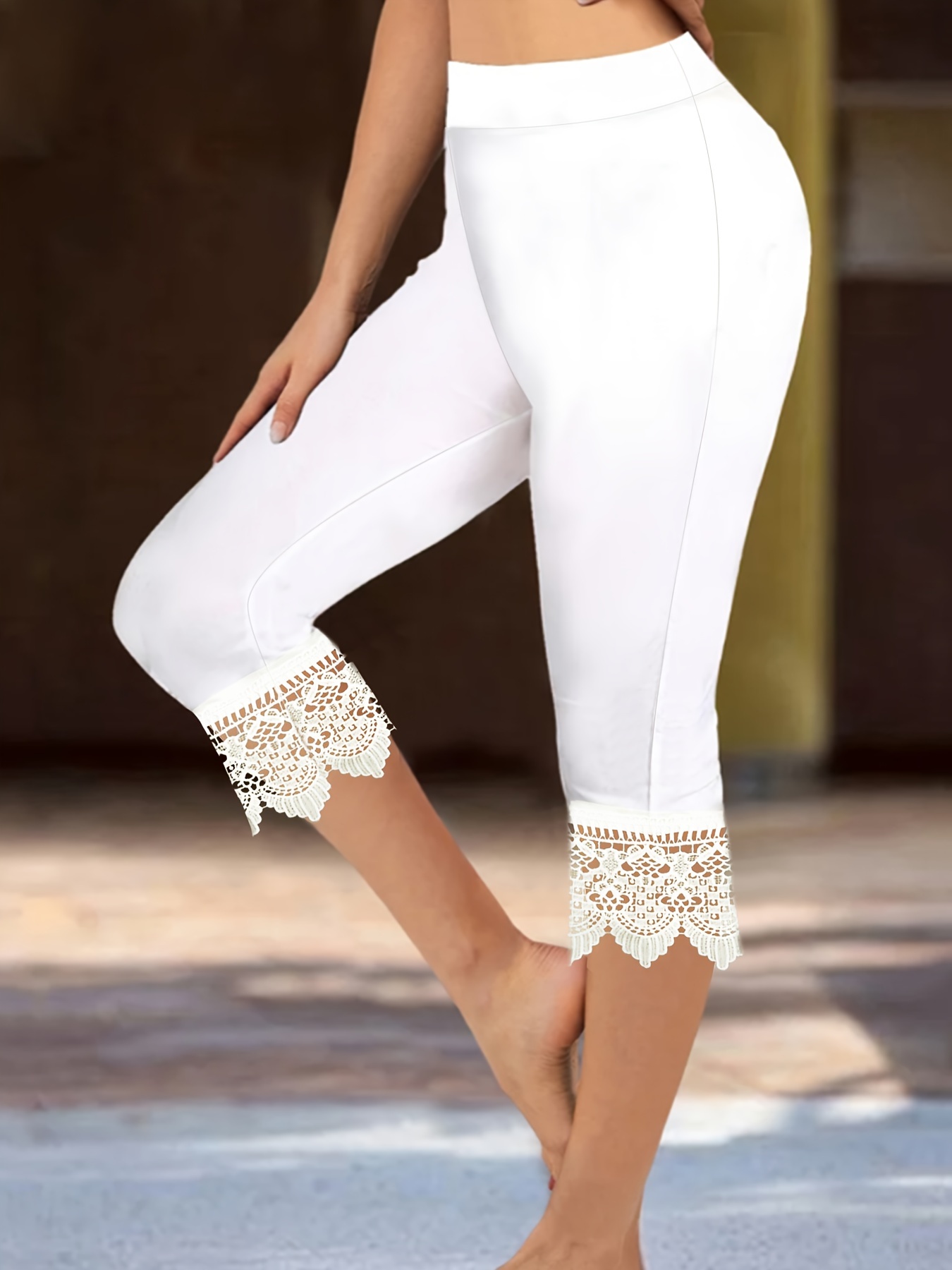  LCMTWX Polainas blancas Imprimir Casual Cintura Alta Moda Mujer  Pantalones Pantalones Yoga Pantalones Leggings Blancos, B #9 : Ropa,  Zapatos y Joyería