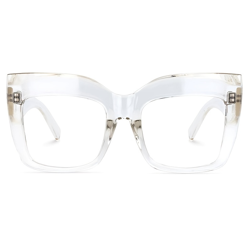 Square Light Blocking Glasses For Women Anti Eyestrain Eyeglasses
