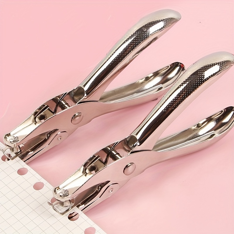 Single Hole Puncher Metal 3mm/6mm Pore Diameter Punch Pliers Hand Paper  Scrapbooking Punches