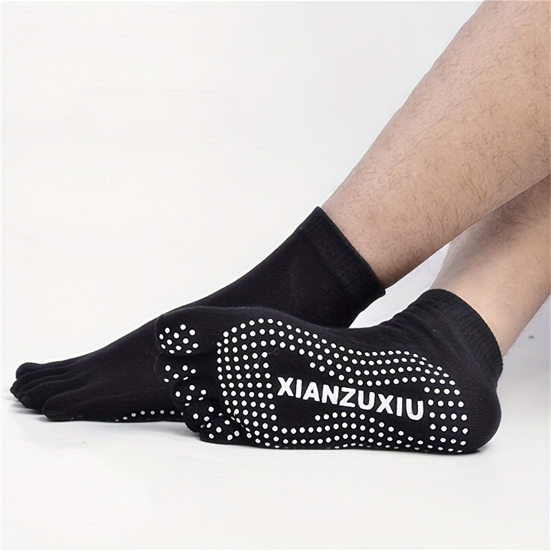 Women's Non slip Five Finger Yoga Socks Sweat Absorbing - Temu