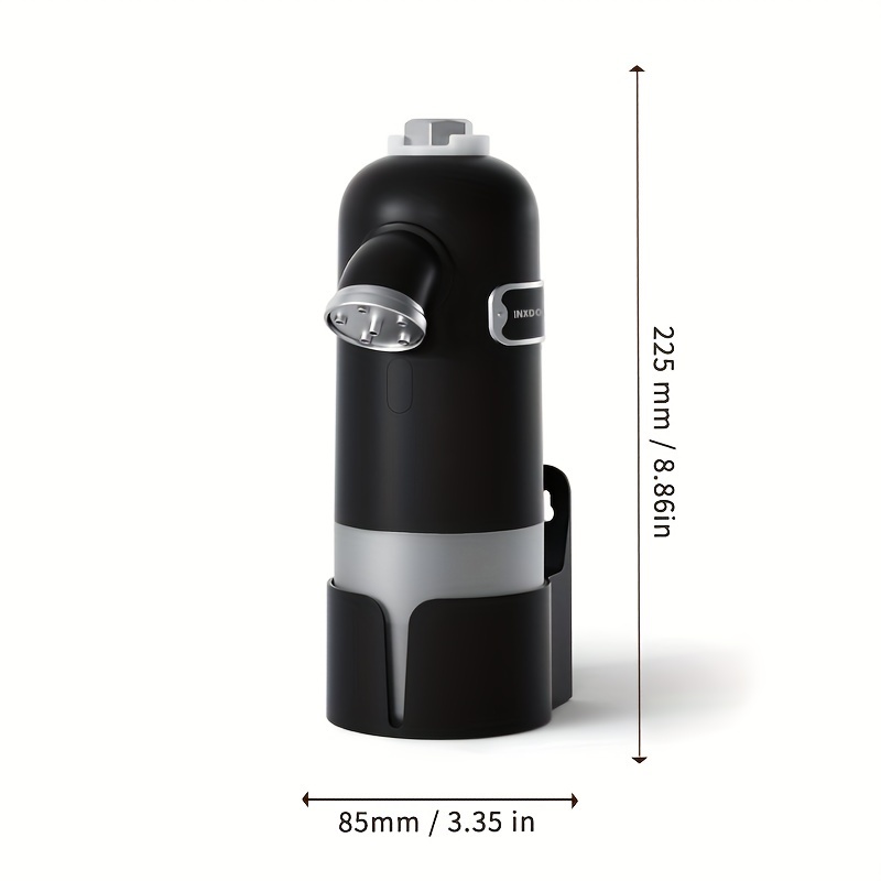 1pc Dispensador De Jabón Líquido Sin Contacto, Dispensador De Jabón Montado  En La Pared Con Capacidad De 11.8oz/350ml, Máquina De Espuma Eléctrica De  Inducción Inteligente, Accesorios De Baño - Temu