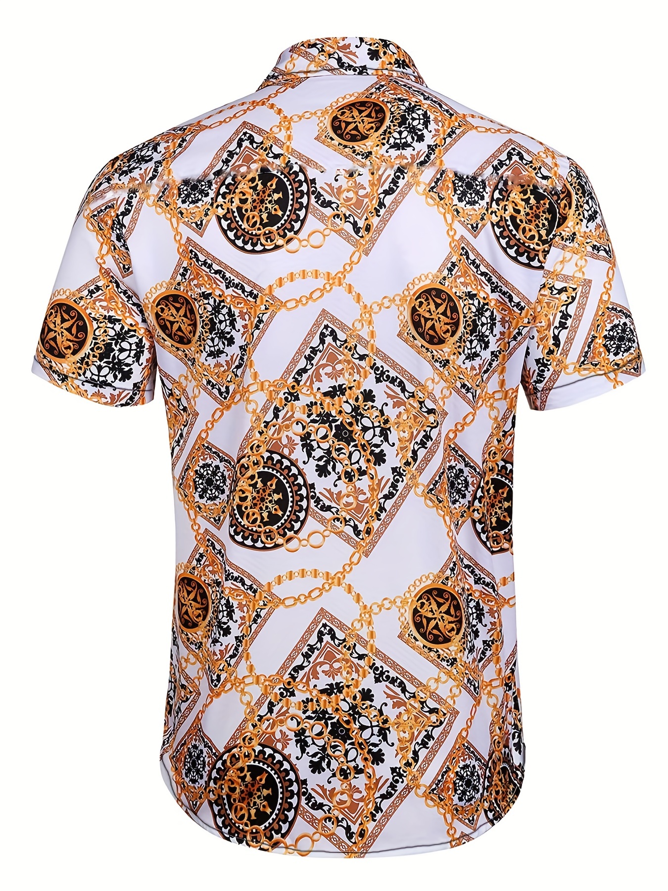 Luxurious Turmeric Yellow Printed Shirt