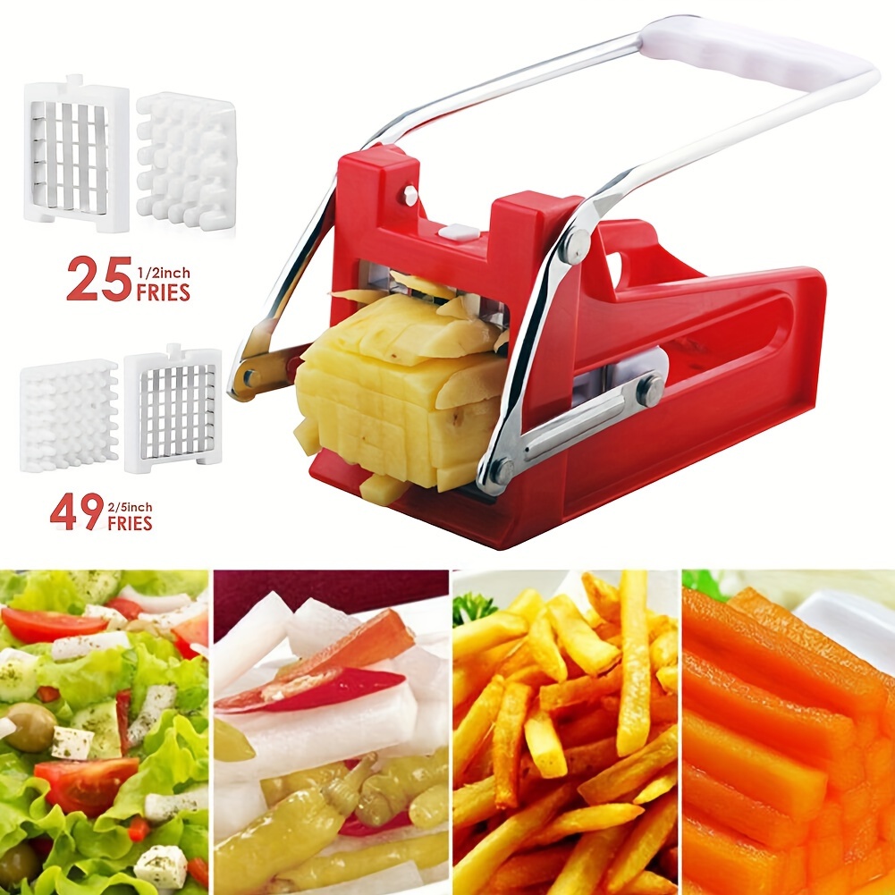 Manual Potato Cutter Stainless Steel French Fries Slicer Potato Chips Maker  Meat Chopper Dicer Cutting Machine Tools For Kitchen