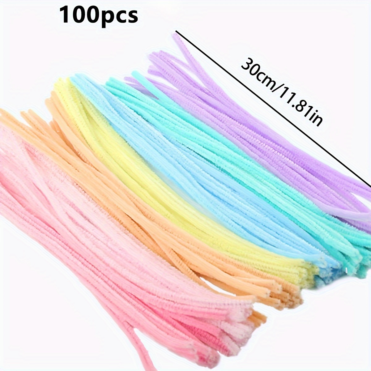Colorations - Thick Chenille Wire, 100pcs.