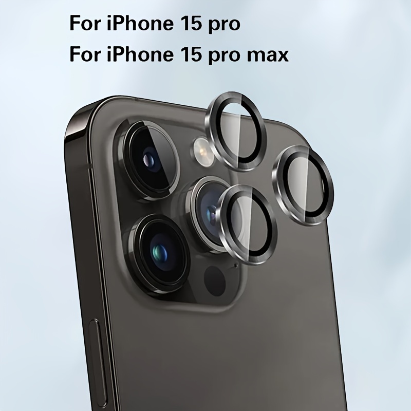 

1 Pack 3d Metal Ring Camera Protector Cover For 15 Pro Max 14 13 For 15 Plus Reduce Daily Scraping Rear Lens Film Protect Cap