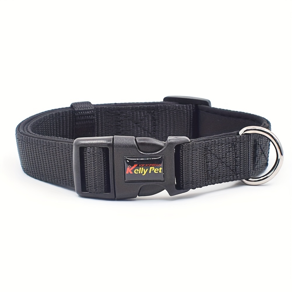 Adjustable Soft Dog Collar With Quick Release Buckle For Small