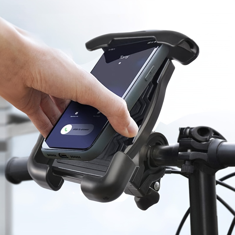 Motorcycle Bicycle Mobile Phone Holder Securely Clip Iphone - Temu Germany
