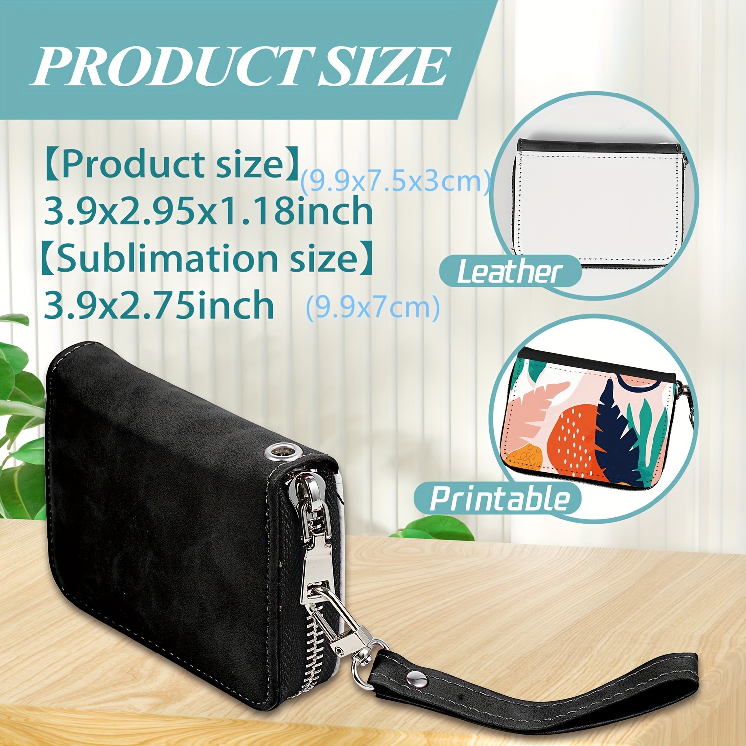 Sublimation Wallet With Strap