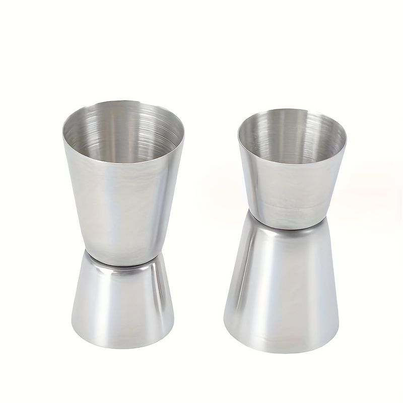 Jigger, Stainless Steel Shot Measure Cocktail Jigger, Spirit Measure Cup  Double Drink Measures Cups, For Bar Party Wine Cocktail Drink Shaker, Bar  Accessories, Bartending Utensils - Temu