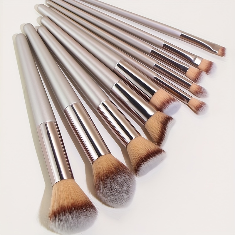 Set de 10 Brochas para Maquillaje