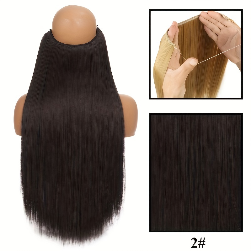 8 Pcs Wigs Kit for Beginners Women Girls Cosplay, Invisible Front