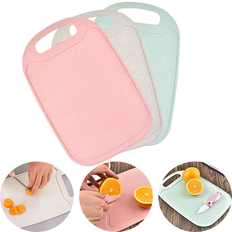 Mini Kitchen Cutting Board Mats Small Fruit Cutting Board Wheat