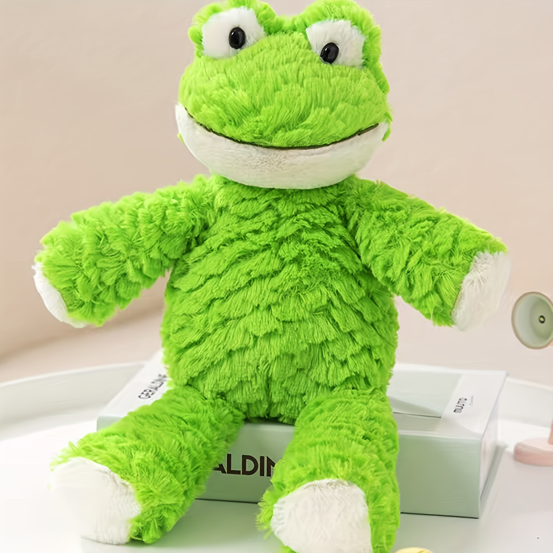 Frog Doll Smiling Frog Plush Toy Children's Soothing Sleep - Temu