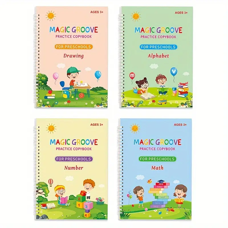 English Version Montessori Children's Hard Pen Groove - Temu Australia