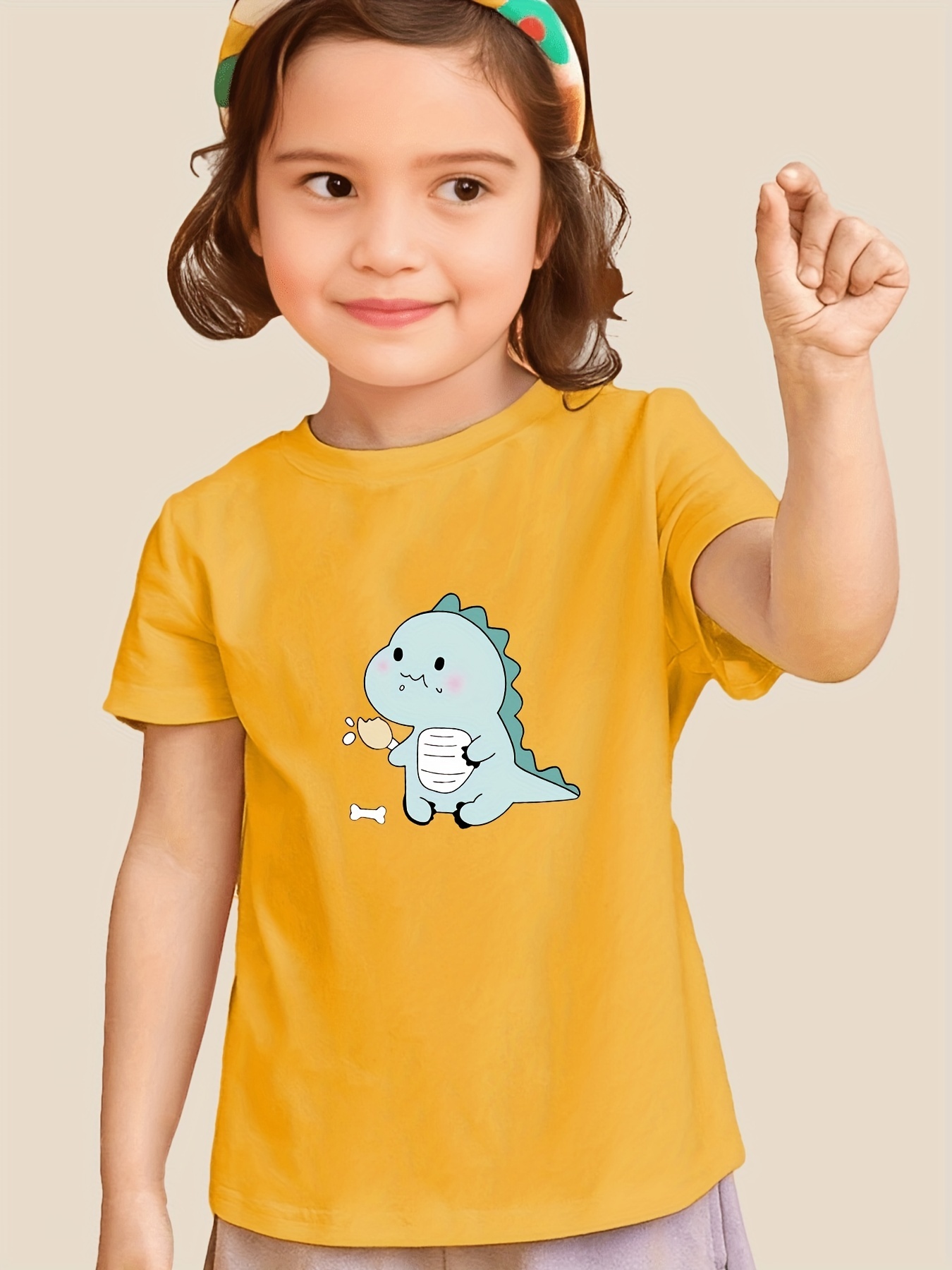 Girls Cute Dinosaur Clothes - Temu