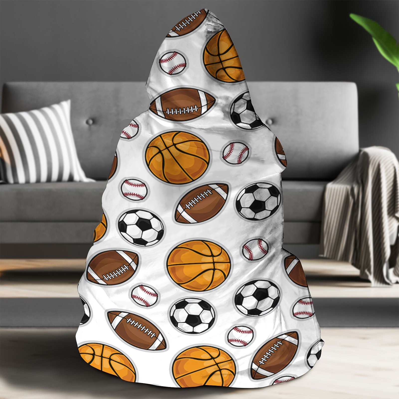 Hooded basketball clearance blanket