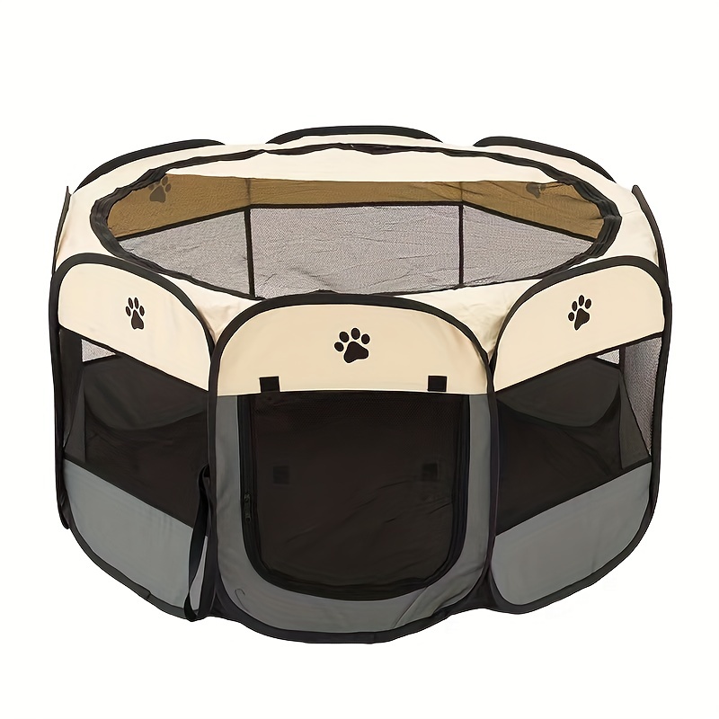 Foldable Pet Playpen for Safe & Secure Dog Fun