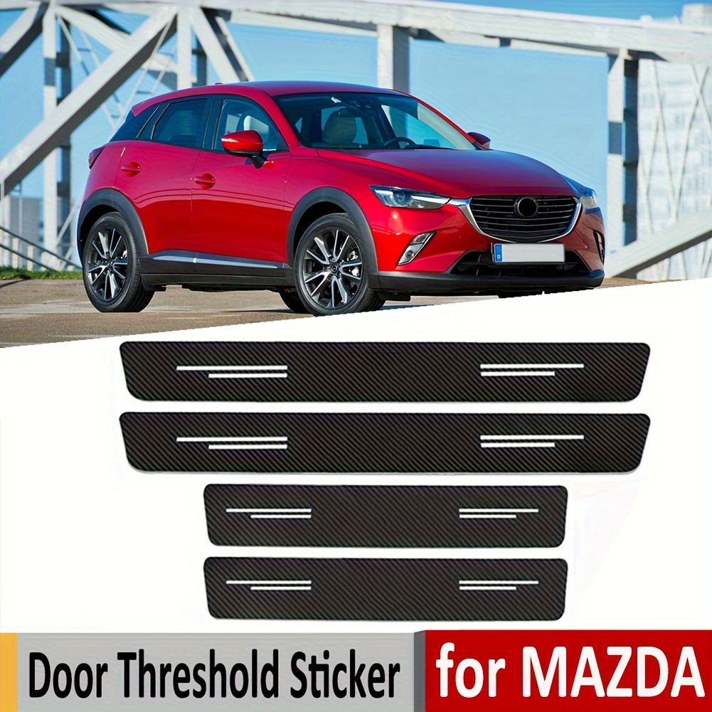 Für Mazda CX-5 2017-2023 Carbon Faser Innen Türgriff Streifen Abdeckung