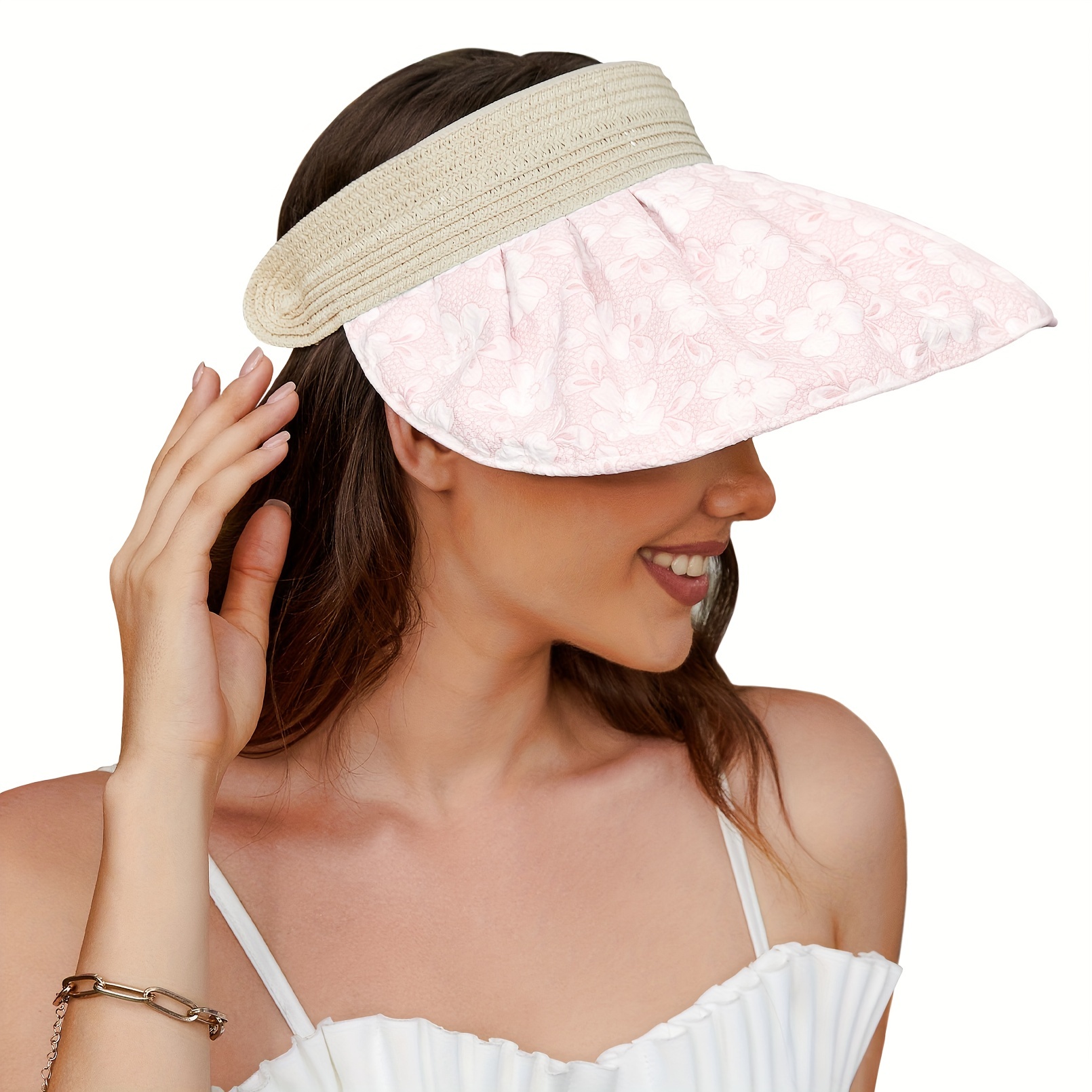 Sun Protection Breathable Uv Protection Empty Top Visor Hat