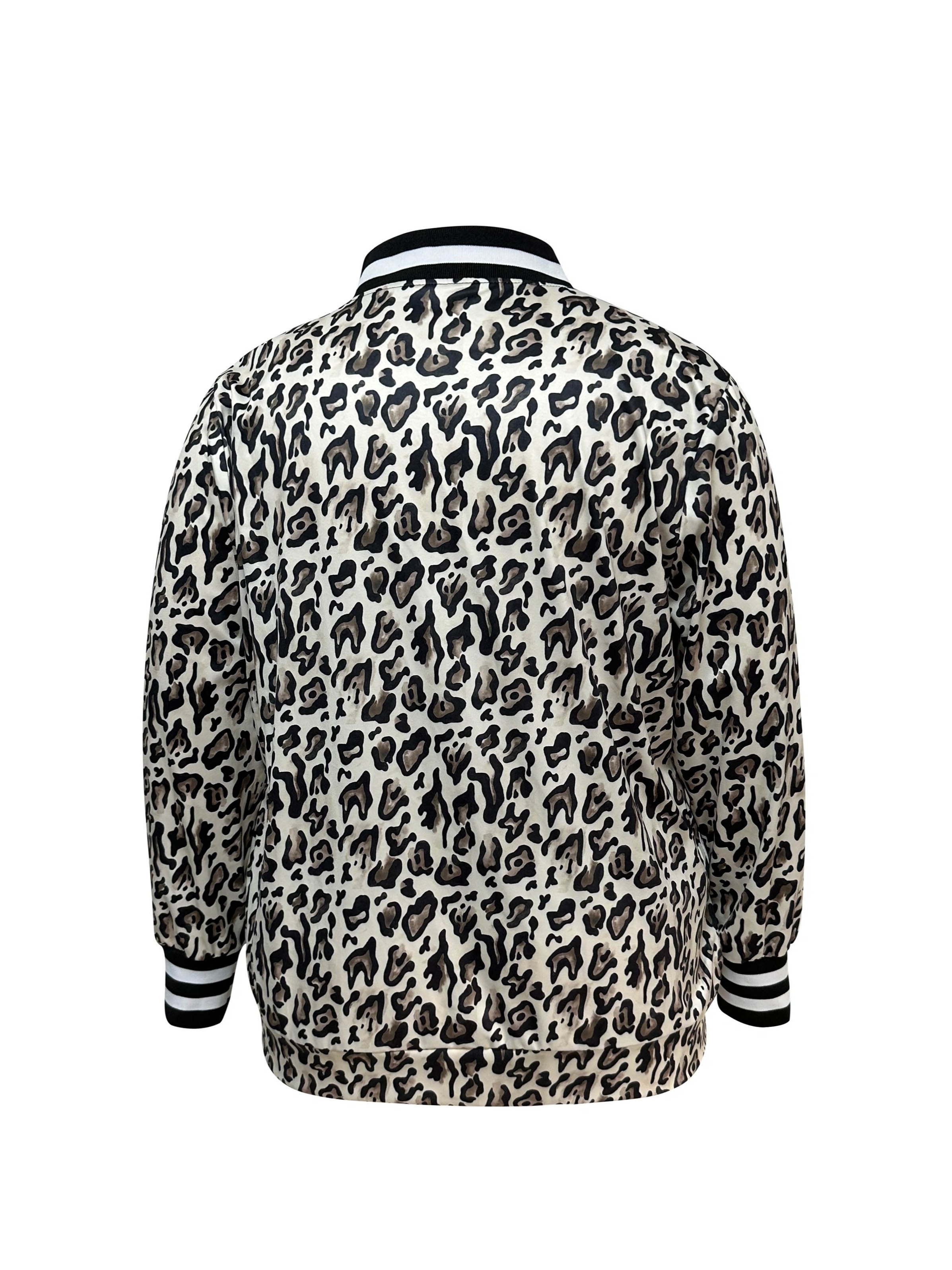 Plus size hotsell cheetah jacket