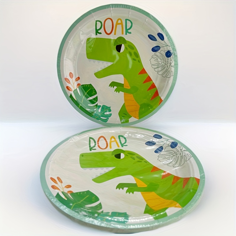 1pc Tema Dinosauri Verdi Forniture Feste Compleanno Usa E - Temu