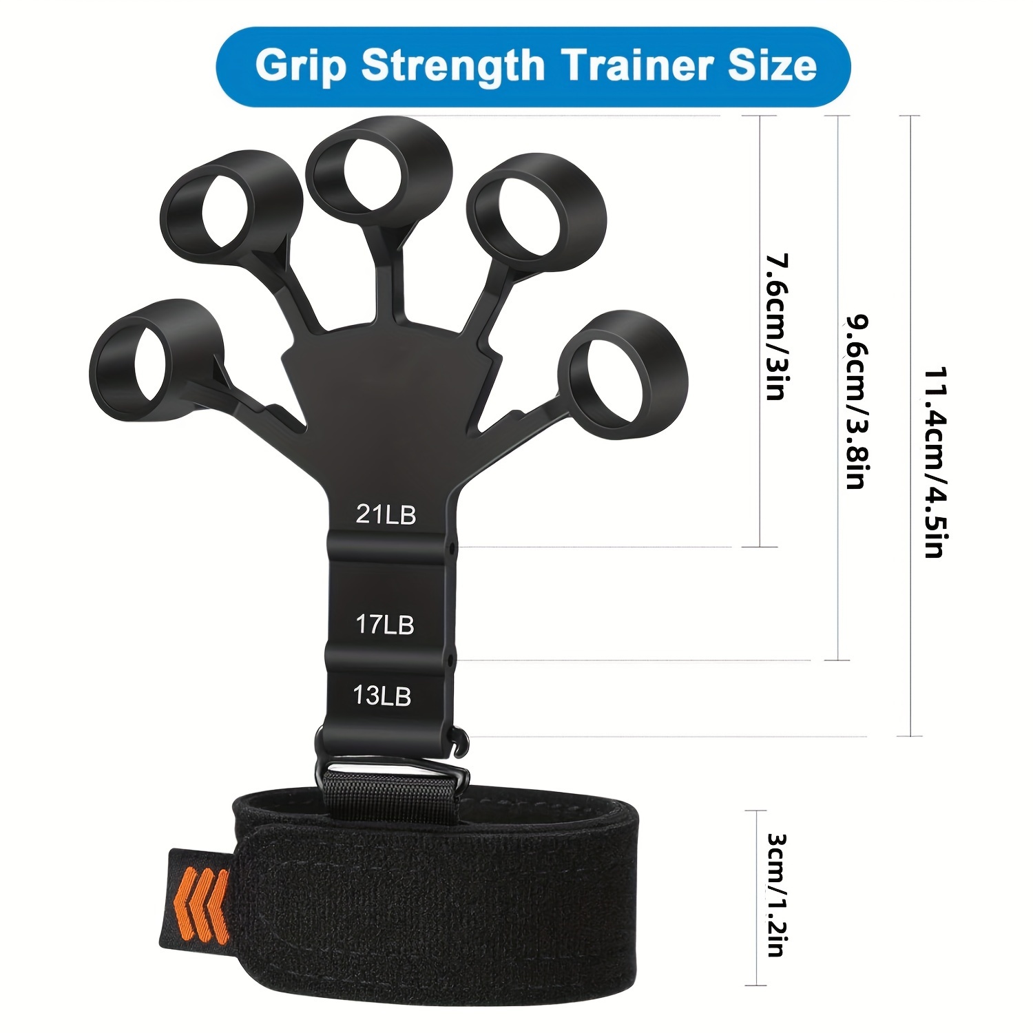 Grip Strength Trainer Kit Exerciser Grip Strengthener - Temu Canada