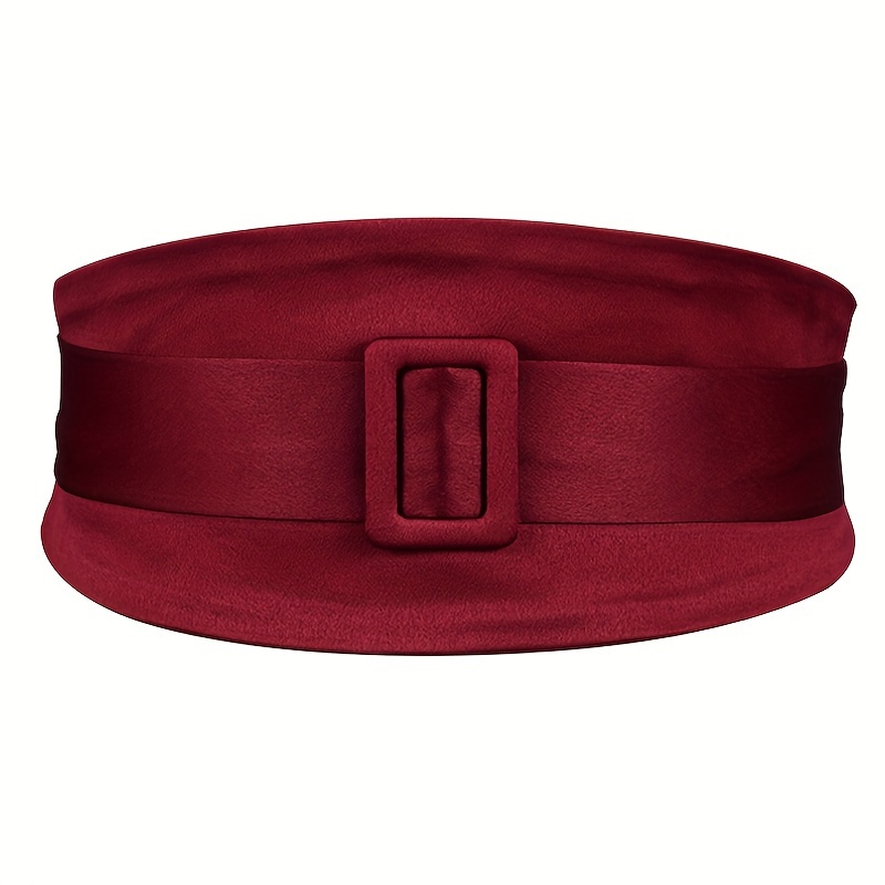 cinturón ancho elástico elegante mujer vestidos Temu