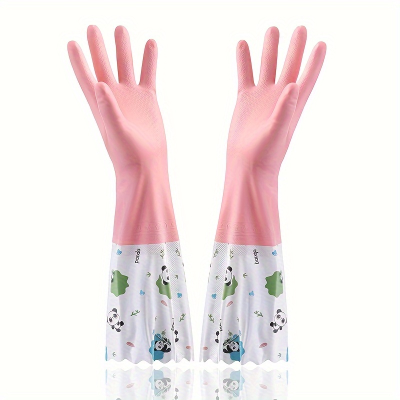 Cute Dishwashing Gloves Waterproof Non slip Housework - Temu