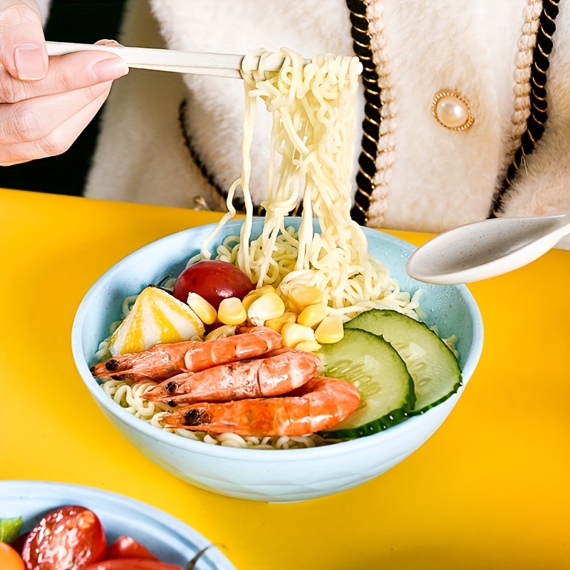 Bowl With Handle Microwave Ramen Noodle Bowl With Chopsticks