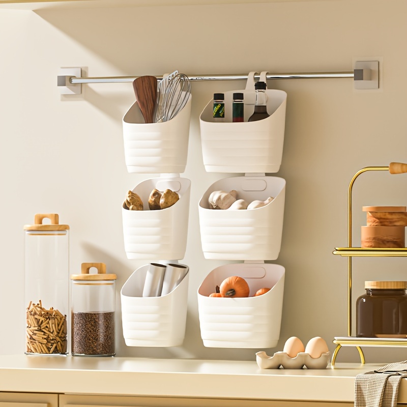Organize Your Kitchen with a Hanging Wall Basket - Town & Country