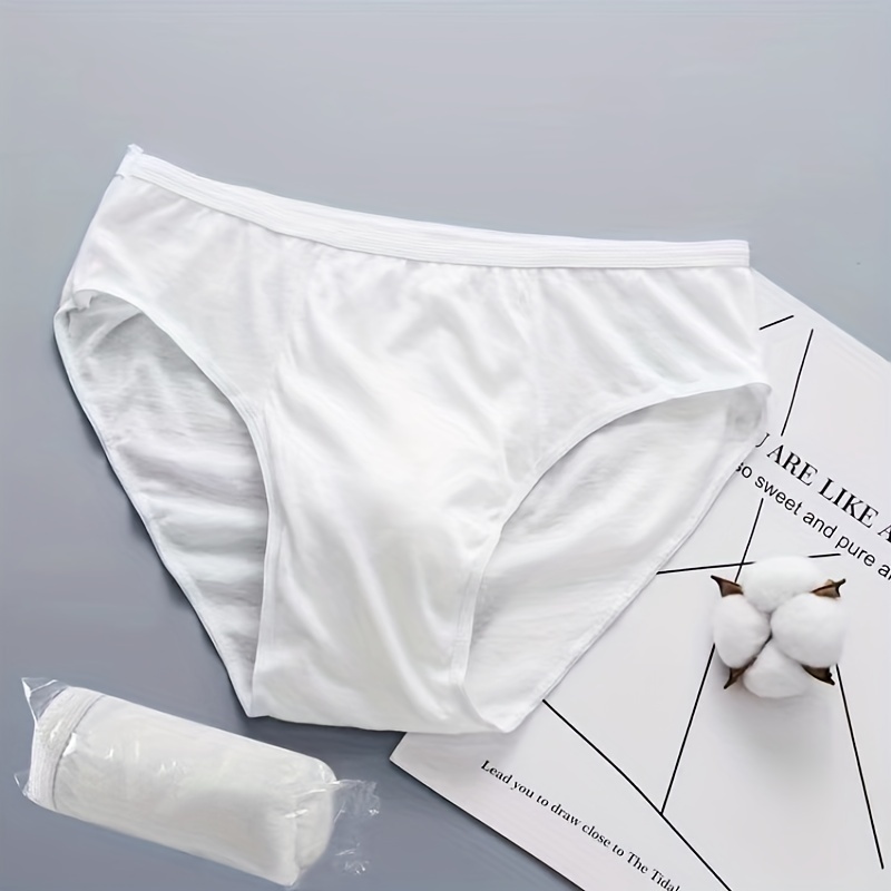 100% Cotton Women Disposable Underwear Ladies Briefs Panties - Temu Canada
