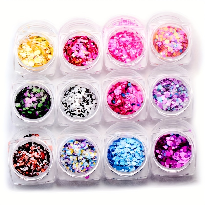 Laser Nail Glitter Sequins,chunky Holographic Nail Flakes For Nail Art  Decoration,nail Art Supplies For Women And Girls - Temu United Kingdom