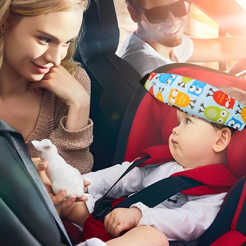 2 Stück Einstellbare Kopfhalterung Kindersitz, Kinder Auto Kopfhalterung  Hilfe Schlaf, Kinderwagen Kindersitz Befestigung, Cartoon-Muster aus  Baumwolle, Für Säuglinge und Kleinkinder(Sterne, Autos) : : Baby