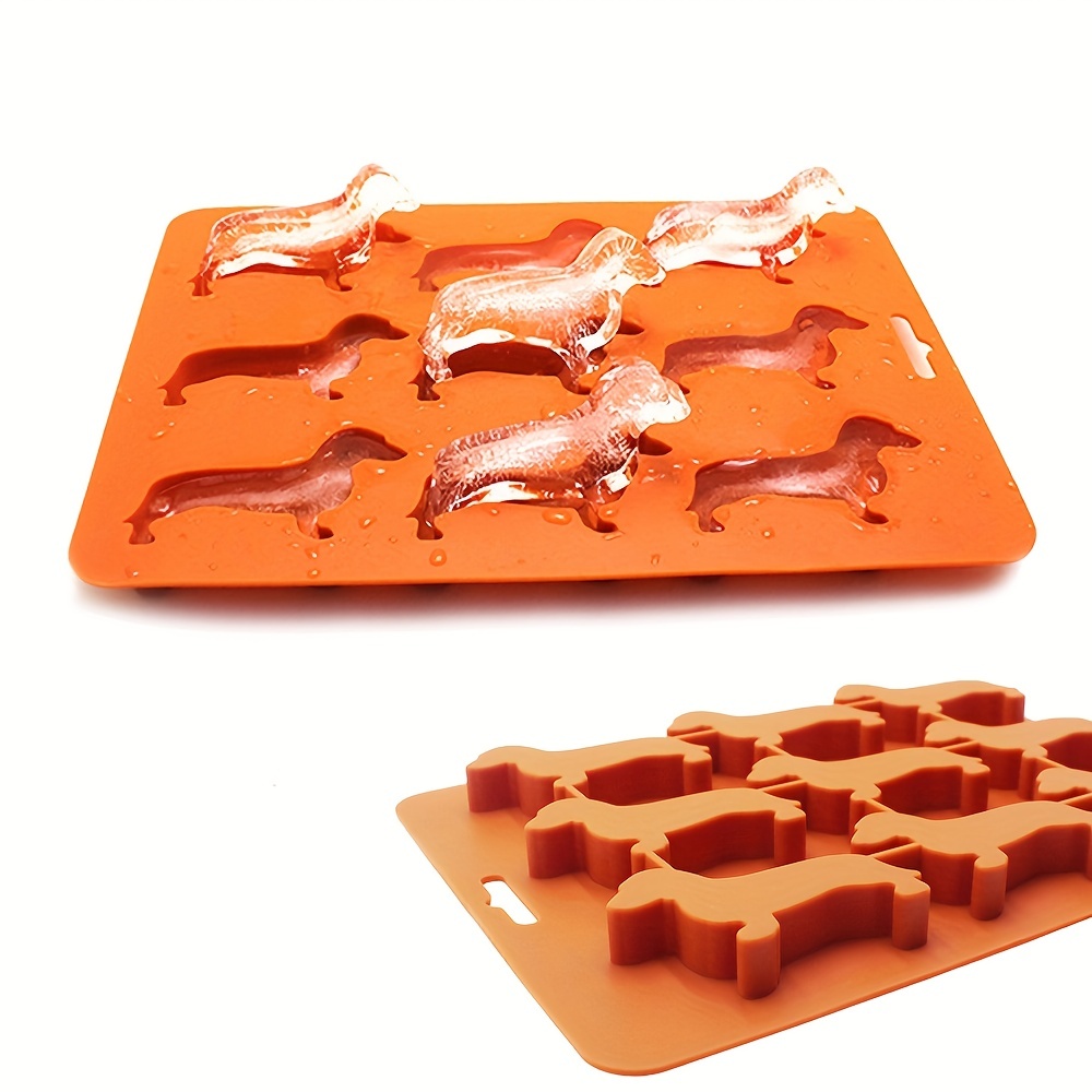 3D Dachshund Chocolate Cake Molds Beer Ice Cube Mold Party DIY