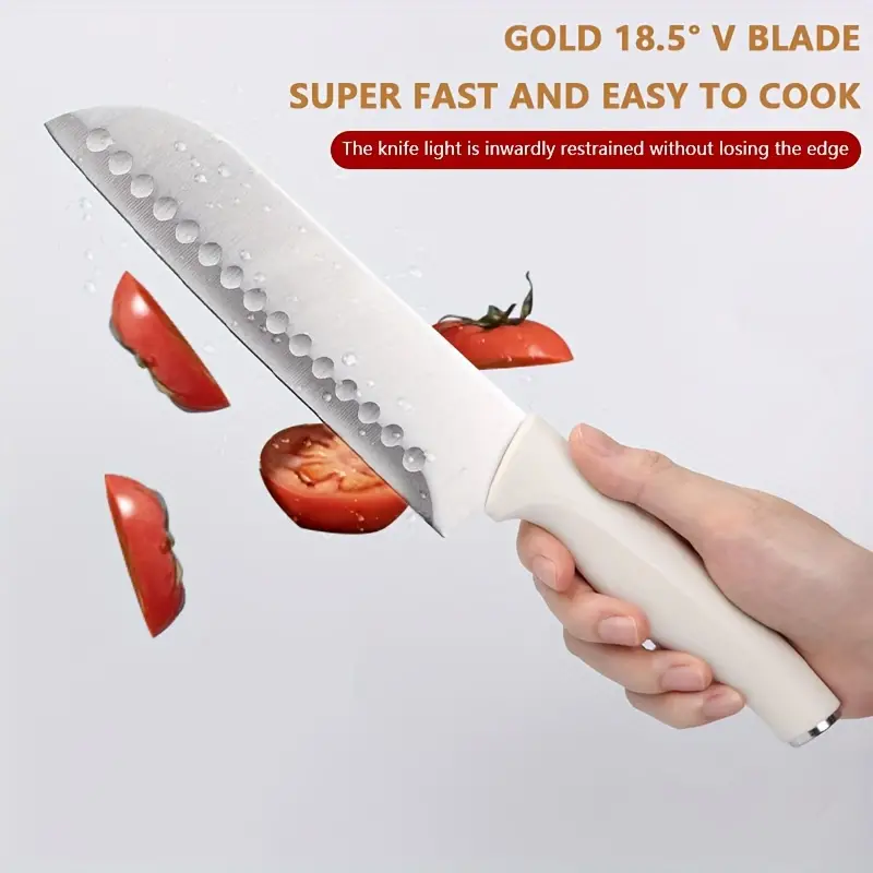 Knievsset, Sharp Kitchen Knife Set, Fruit Knife, Kitchen Knife, Chef Knife,  Meat Cleaver Knife, Scissors, Stainless Steel Knife Set For Cooking,  Cutting Steaks And Vegetables, Kitchen Gadgets, Cheap Items - Temu