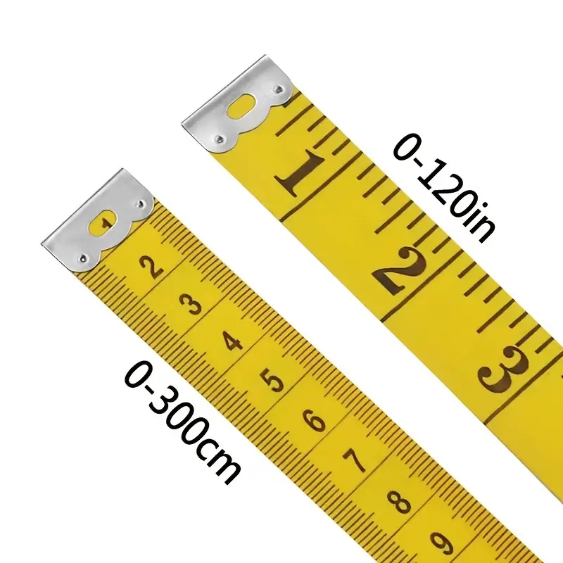 Cinta métrica para medir el cuerpo, cinta métrica de tela suave de 120  pulgadas para medición de tela de coser, regla de sastre de doble escala  para
