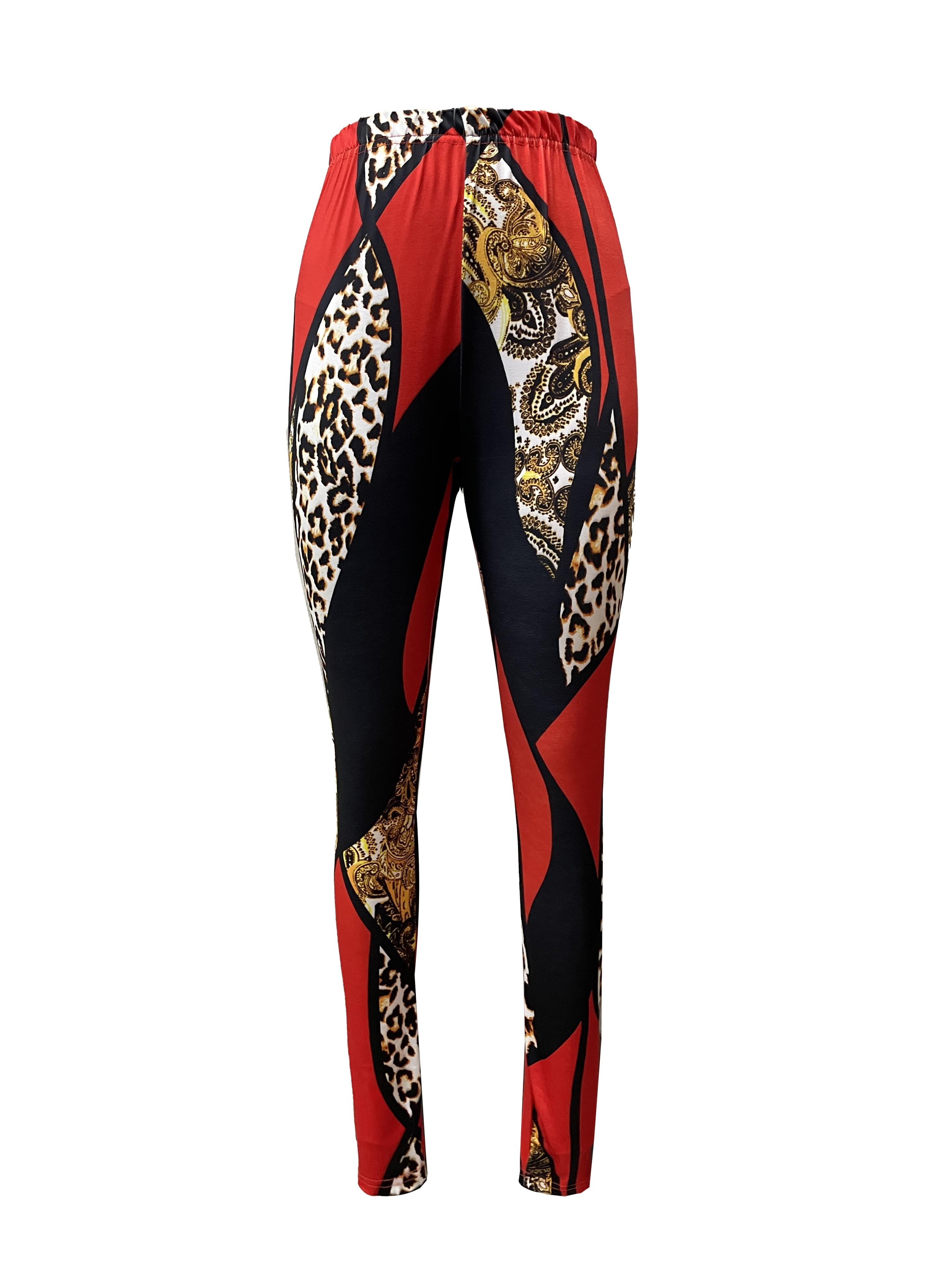 Rainbow Leopard Women's Casual Leggings 