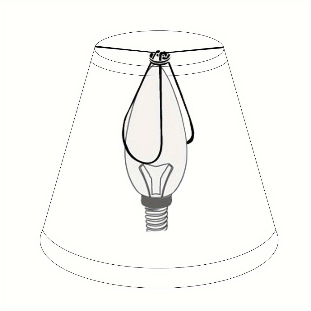 Small lamp shades that on sale clip on bulb