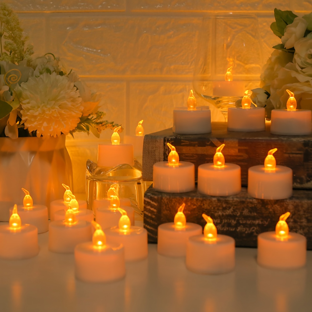 Bougie,10 pièces-lot bougies flottantes pour fête de mariage événement  maison anniversaire décor bougies nouvel an - Type Purple