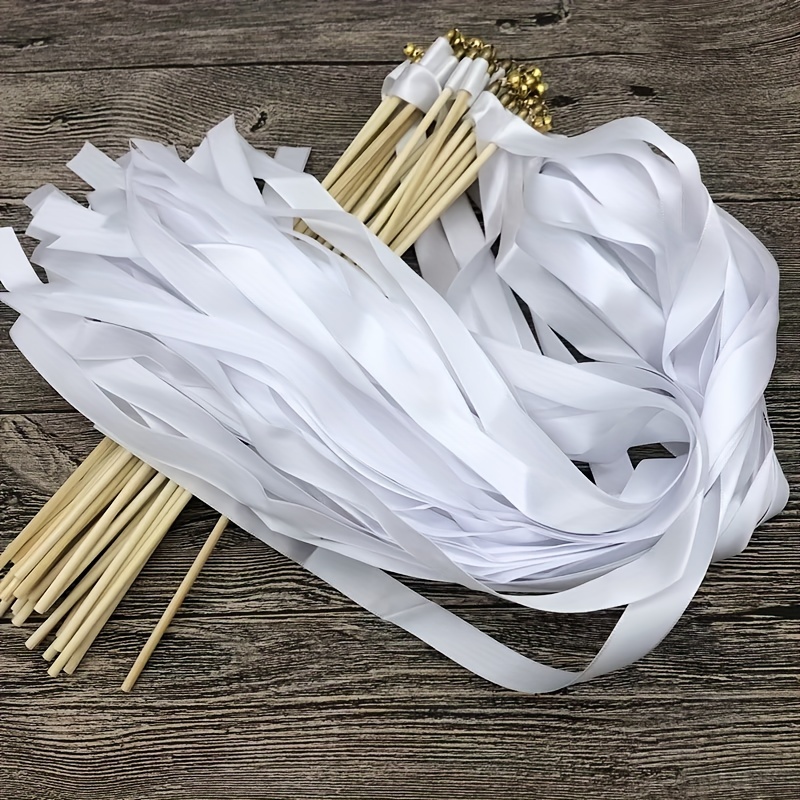 Wedding Ribbon Fairy Stick Magic Stick Latte Decoration Lawn - Temu
