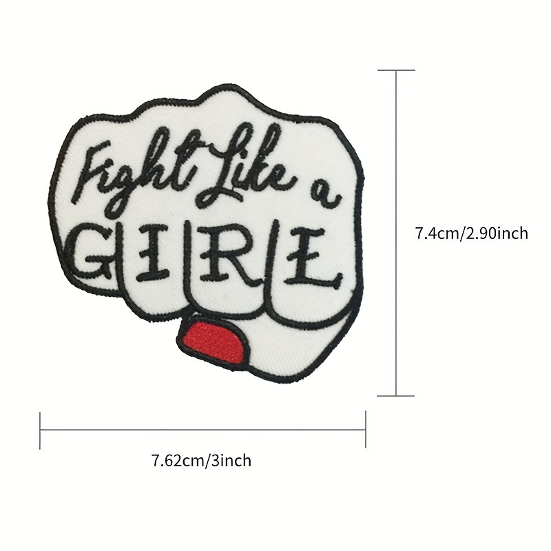 Slogan Patch Embroidered Patches For Clothing Letter Stripes Iron On  Patches On Clothes DIY Positive Badges