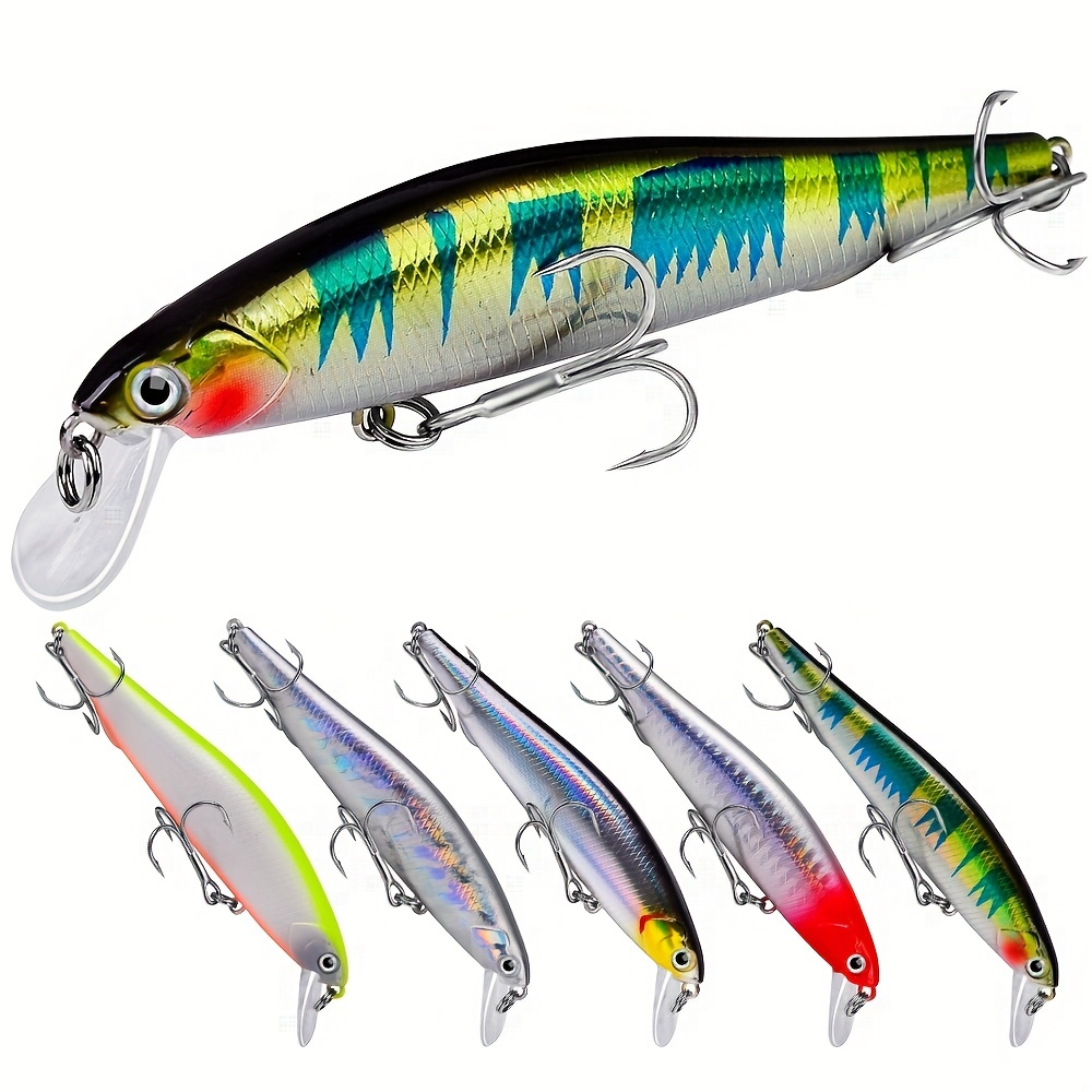 Fishing Lure Hard Minnow Wobbler Fishing Tackle Artificial - Temu