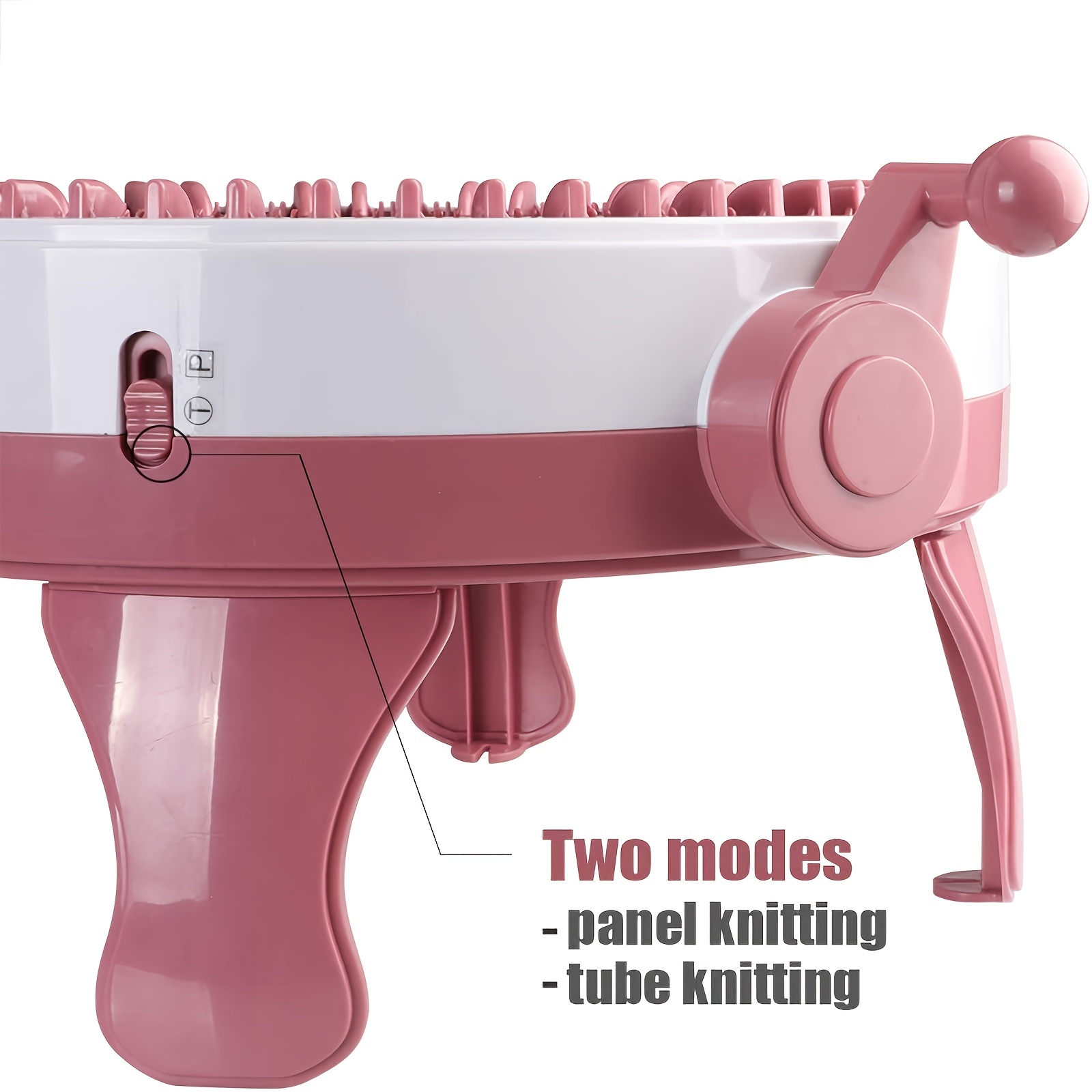 XIZHIYO Knitting Machine 48 Needles, Smart Weaving Loom Knitting Double Knitting Machine Kit for Adults or Kids (48)