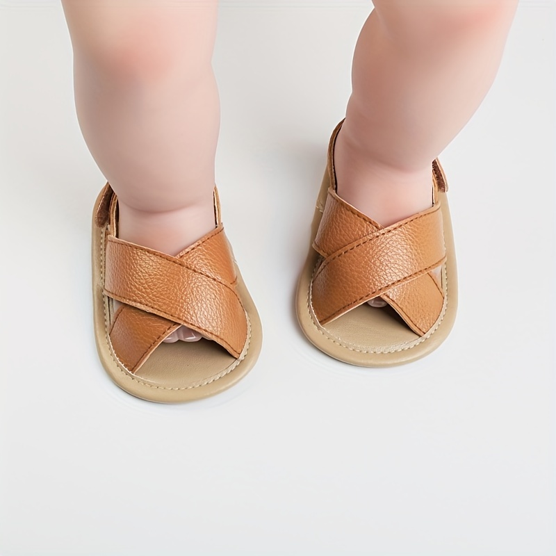 Baby Boys Sandals Soft Sole Non Slip Open Toe For Newborns & First Walkers