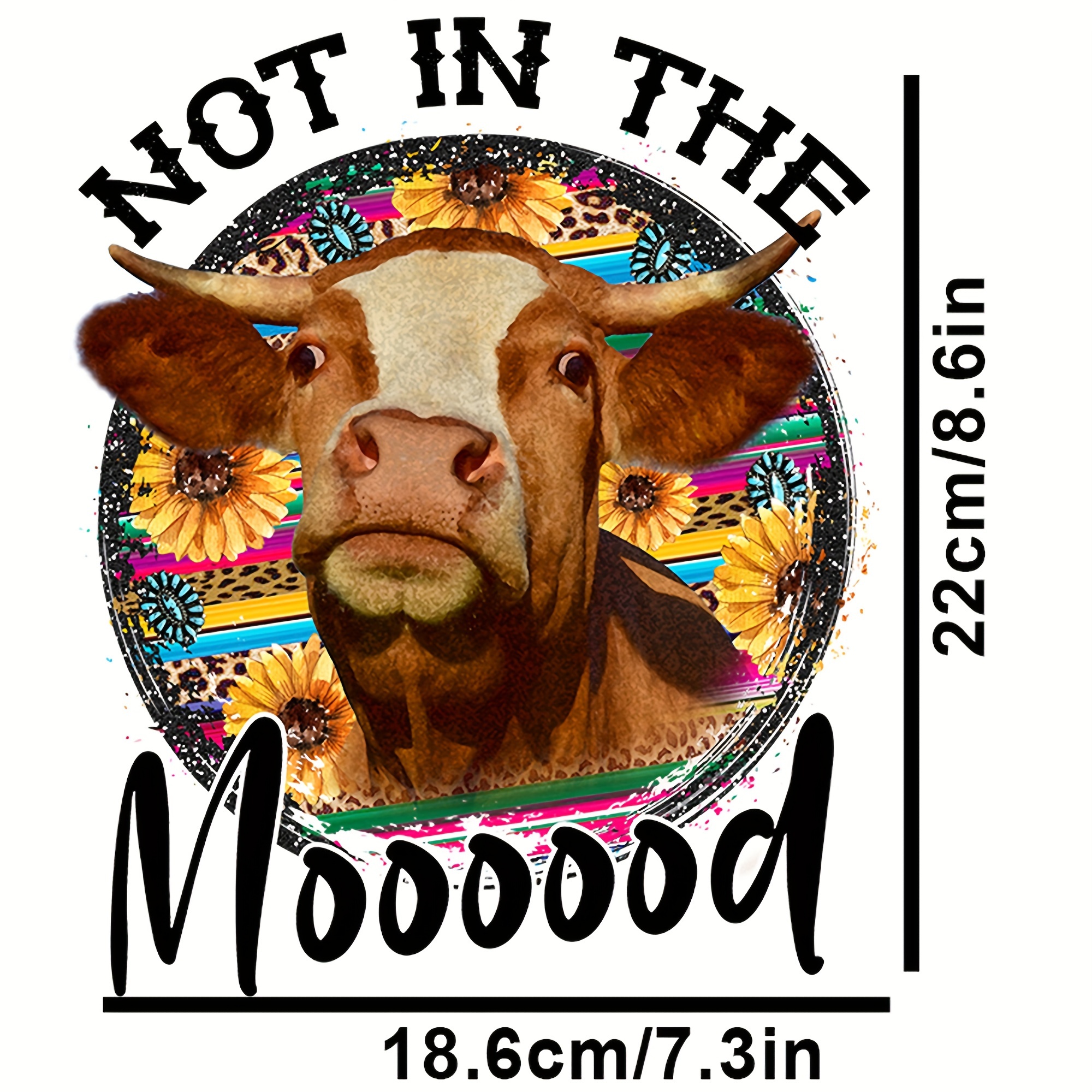 Cow Print Pattern Heat Transfer Vinyl - Cowboy or Cowgirl HTV