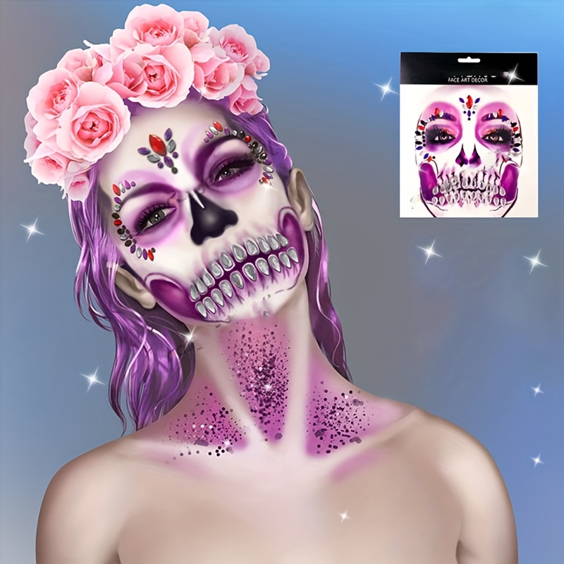 Joyas Faciales Día de los Muertos