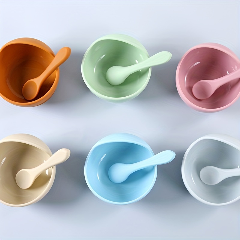 The Ultimate Baby Bowl Set: Anti-drop Silicone Bowl, Spoon, And